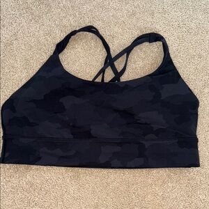 Lululemon Black Sports Bra with Criss-Cross Straps